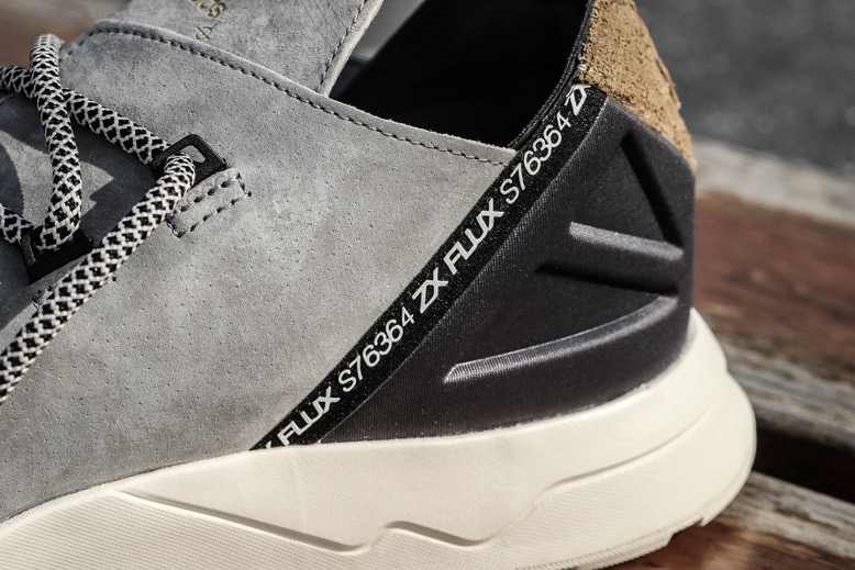 adidas Zx Flux Split K Sneakers, Schwarz (Onix/Equity Green