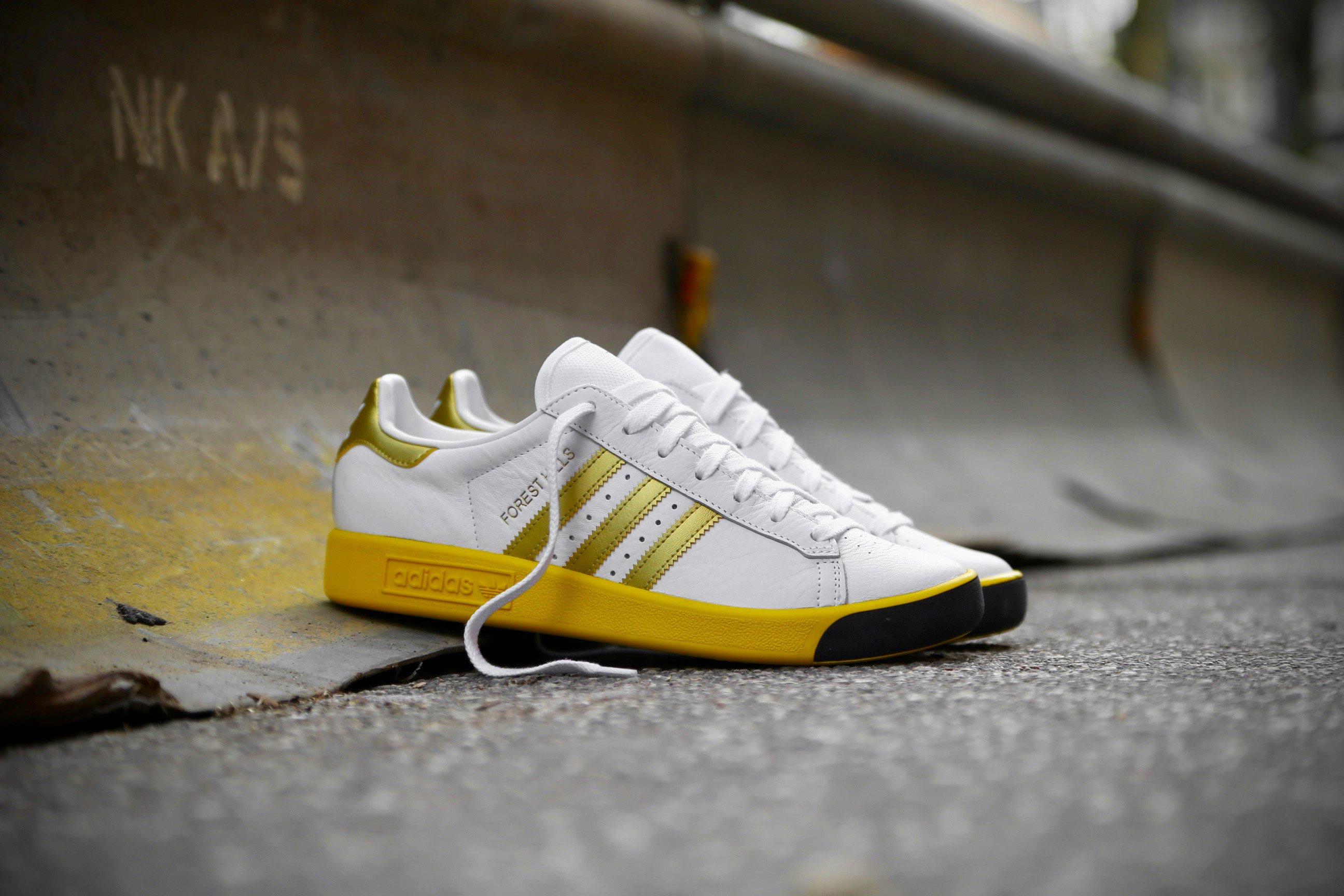 adidas forest hills yellow gold